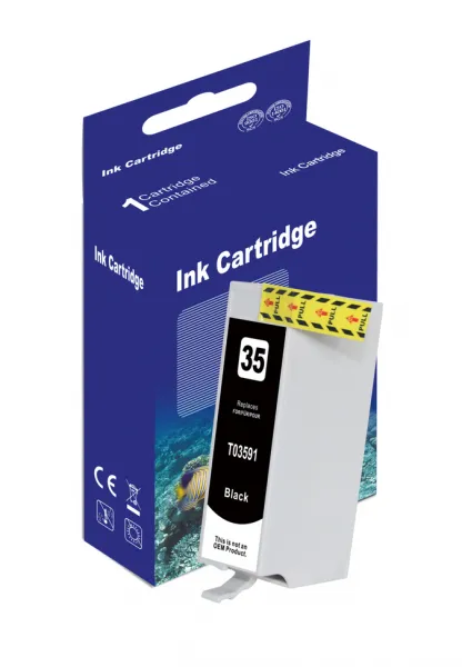 D&C T3591 BK (Schwarz) für Epson Workforce Pro WF-4700 Series, WF-4720 D, WF-4720 Series, WF-4725 D, WF-4730 DT, WF-4735 DT, WF-4740 DTWF