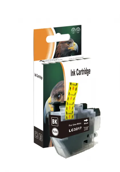 D&C LC-3217 BK (Schwarz), kompatible Tintenpatrone für Brother MFC-J5330, MFC-J5330, MFC-J5335, MFC-J5730, MFC-J5830, MFC-J5930, MFC-J6530, MFC-J6535, MFC-J6730, MFC-J6930, MFC-J6935