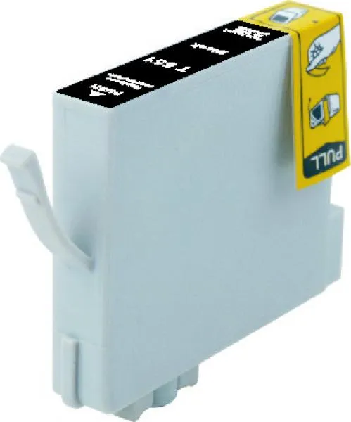D&C T0551 BK (Schwarz), kompatible Tintenpatrone für Epson Stylus Photo R240, R245, RX420, RX425, RX520