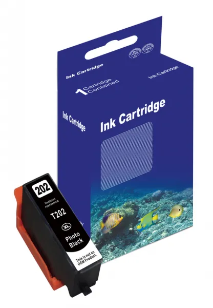 D&C T202 XL PB, kompatible Tintenpatrone für Epson Expression Premium XP-6000, XP-6005, XP-6100, XP-6100 Series, XP-6105
