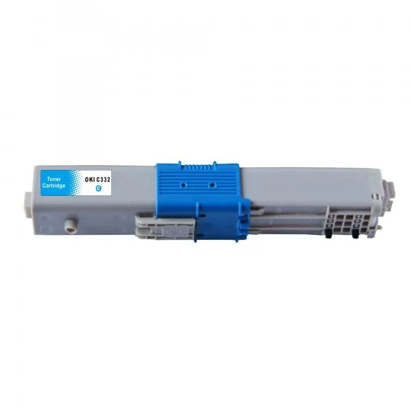 D&C Toner C332 C, kompatibler Toner für OKI C 332 DN, OKI MC 363 DN