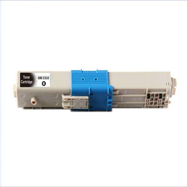 D&C Toner C532 BK (Hoher Ertrag), kompatibler Toner für OKI C532dn, OKI C542dn, OKI MC573dn, OKI MC563dn