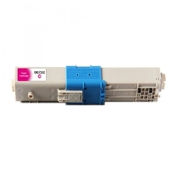 D&C Toner C532 M, kompatibler Toner für OKI C532dn, OKI C542dn, OKI MC573dn, OKI MC563dn