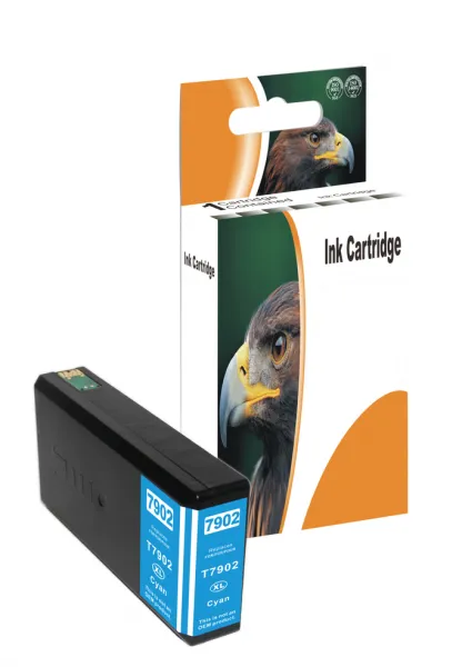 D&C T7902 XL C (Cyan) für Epson WorkForce Pro WF-4600 Series, WF-4630 D, WF-4640 DT, WF-5100 Series, WF-5110 , WF-5190 , WF-5600 Series, WF-5620 D, WF-5690 DWF