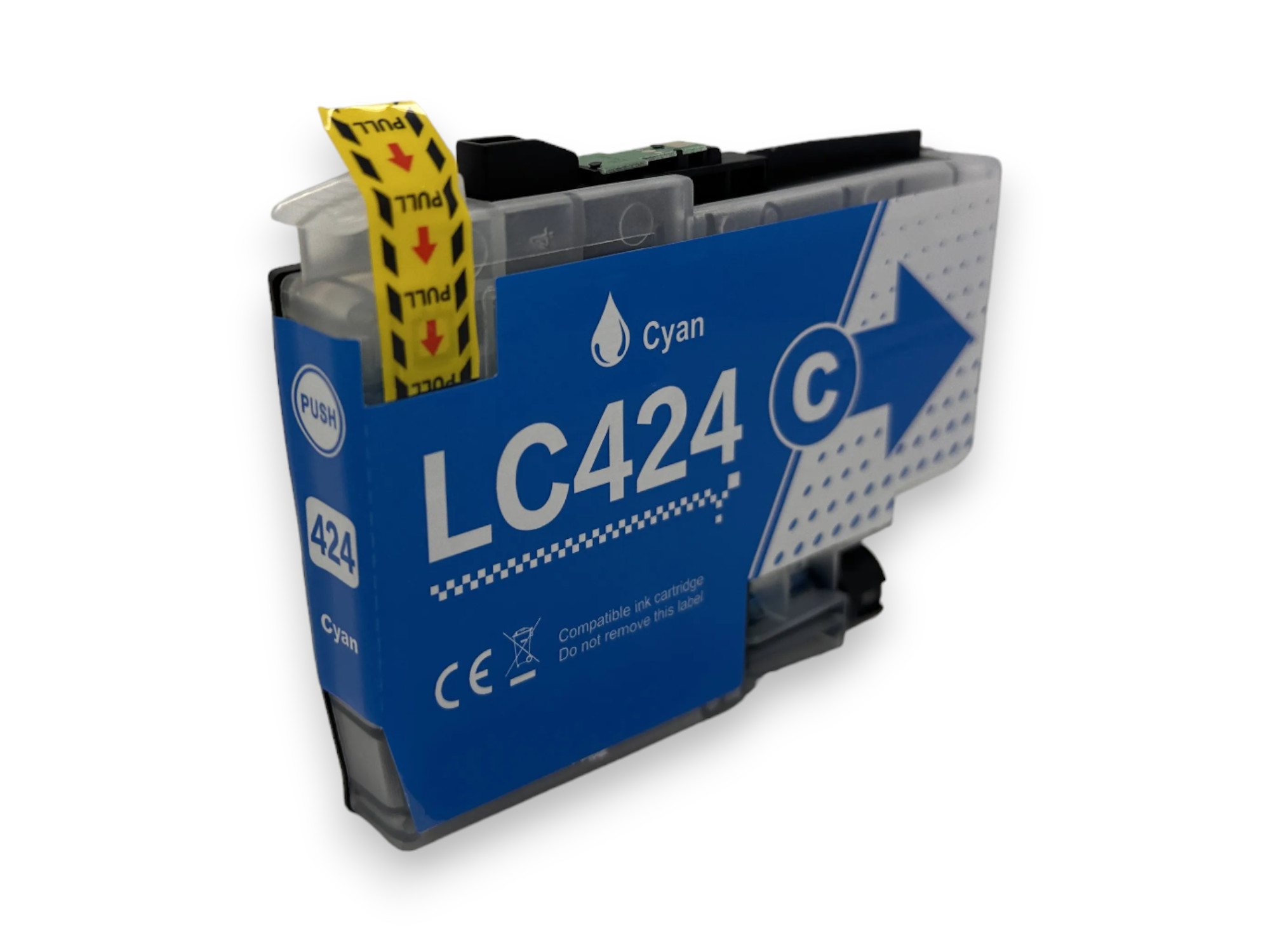 DC LC-424 C (Cyan) kompatible Tintenpatrone für Brother DCP-J1200W, DCP-J1200WE