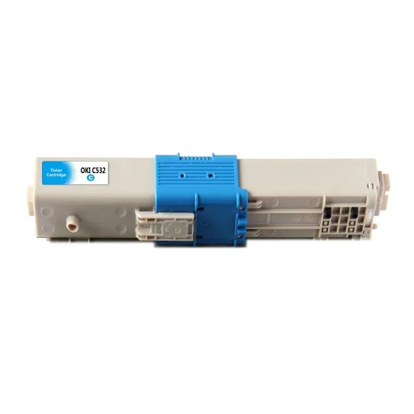 D&C Toner C532 C, kompatibler Toner für OKI C532dn, OKI C542dn, OKI MC573dn, OKI MC563dn