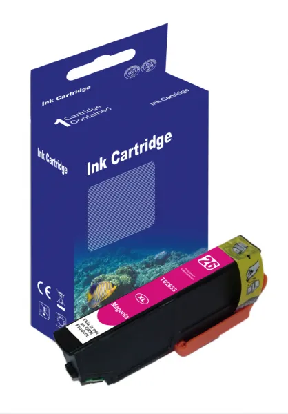 D&C T2633 XL M (Magenta), kompatible Tintenpatrone für Epson XP-600, XP-700, XP-800, XP-605, XP-510, XP-810, XP-710, XP-615, XP-610, XP-520, XP-620, XP-625, XP-720, XP-820