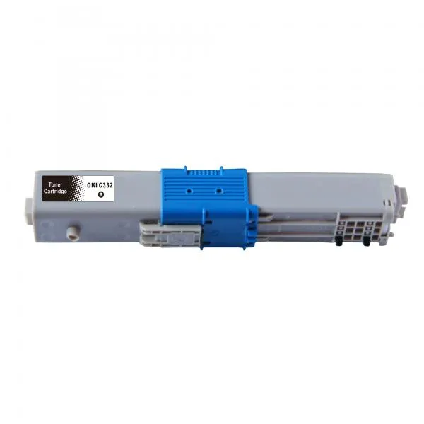 D&C Toner C332 BK, kompatibler Toner für OKI C 332 DN, OKI MC 363 DN