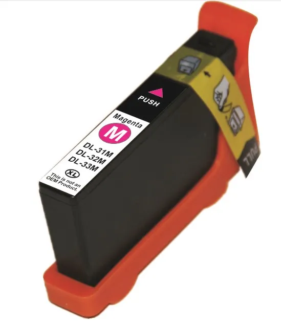 D&C DL 31/32/33/34 XL M (Magenta), kompatible Tintenpatrone für Dell V525w, Dell V725w