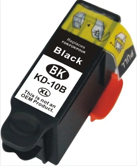 D&C KD 10 BK (Schwarz), kompatible Tintenpatrone für Kodak Easyshare 5000 Series, 6150 Series / Kodak ESP Office 6150, ESP 3200 Series, ESP 5200 Series, ESP 7000 Series, ESP 9000 Series, Hero Office 6.1, Hero 7.1, Hero 9.1
